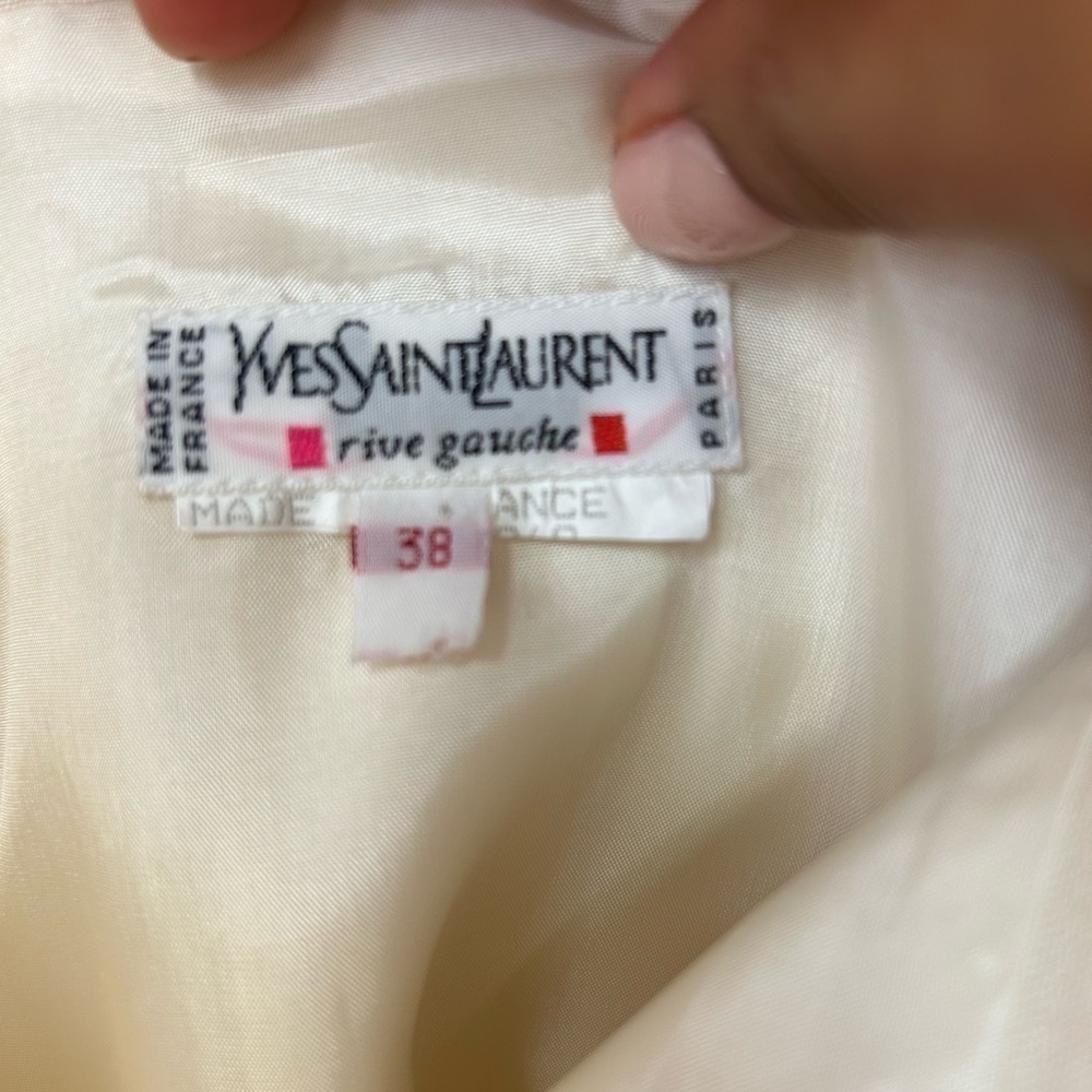 Yves Saint Laurent Ivory Skirt - Picture 5 of 5